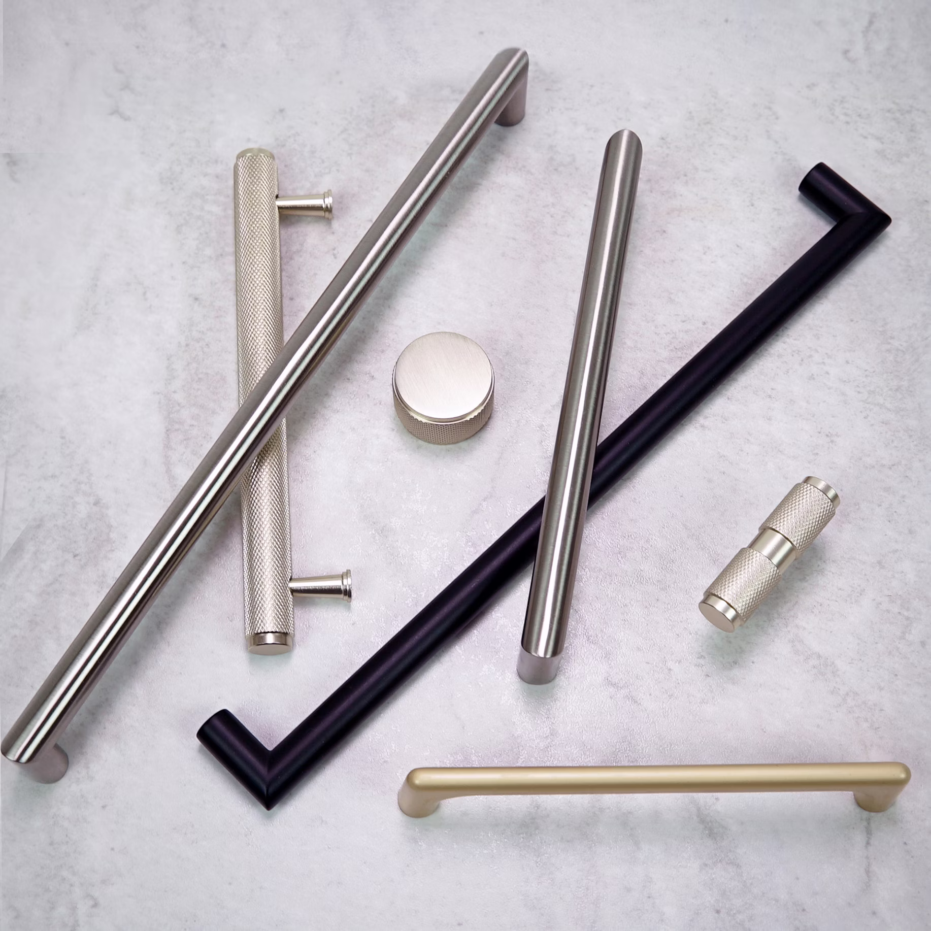 mixed metals handle bars