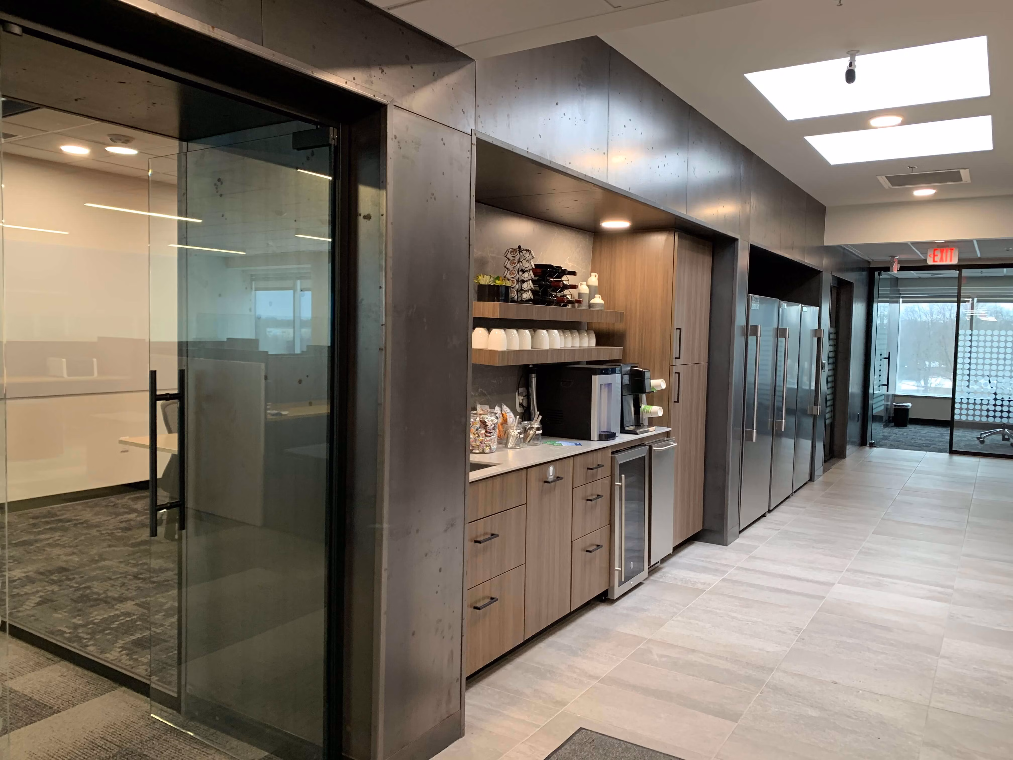 Cincinnati industrial feel and collaborative environment