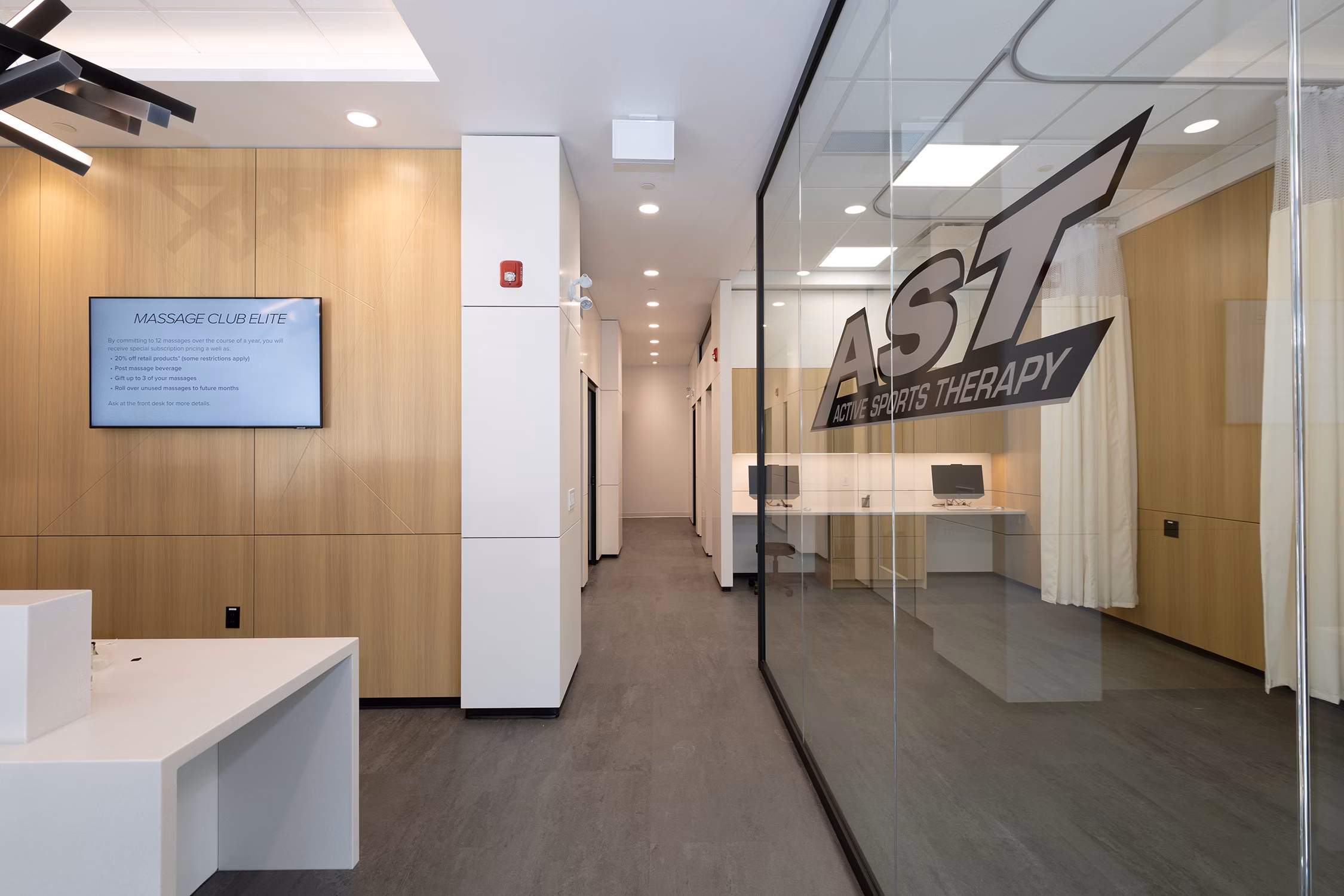 Stylish sports therapy clinic in Calgary