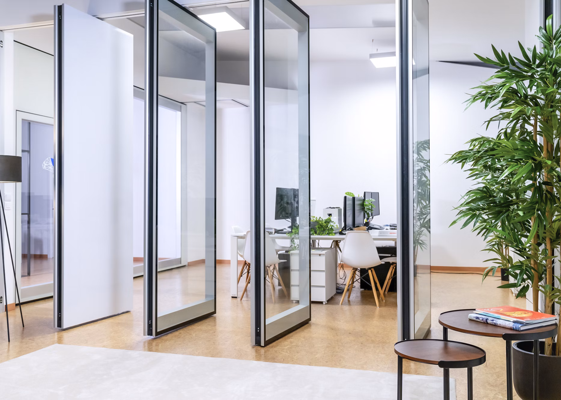 Falkbuilt operable wall with acoustics