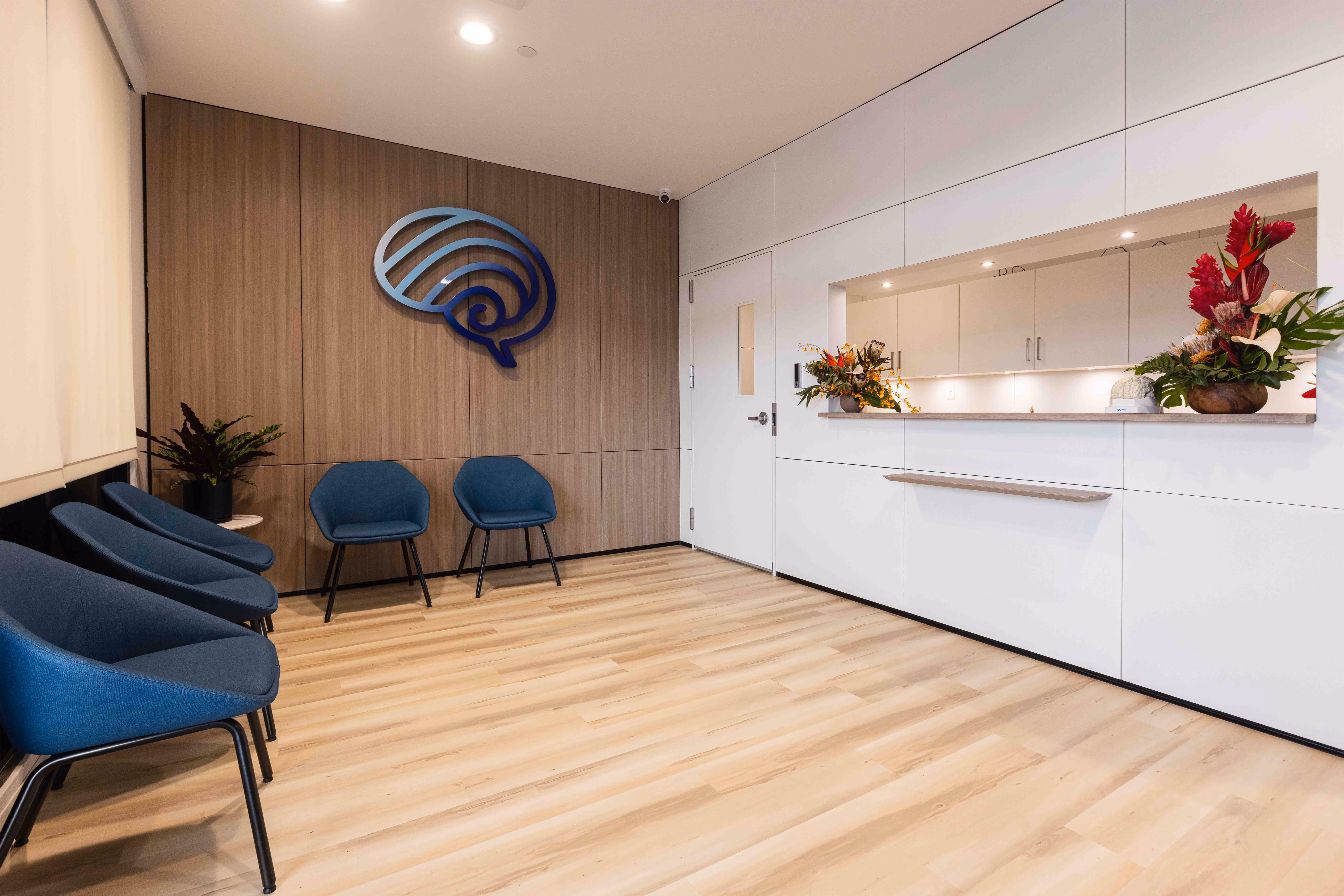 Sleek healthcare clinic space designed with Echo Technology