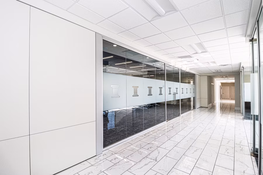 Private offices and collab spaces in Carolina Bank HQ